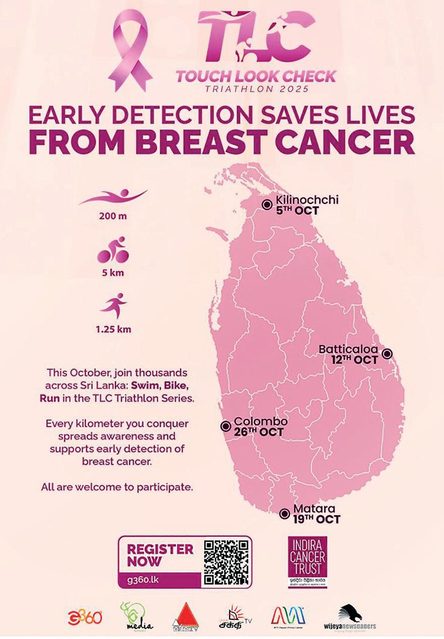 "Do It For Her" Sri Lanka's First Nationwide Triathlon to Fight Breast Cancer