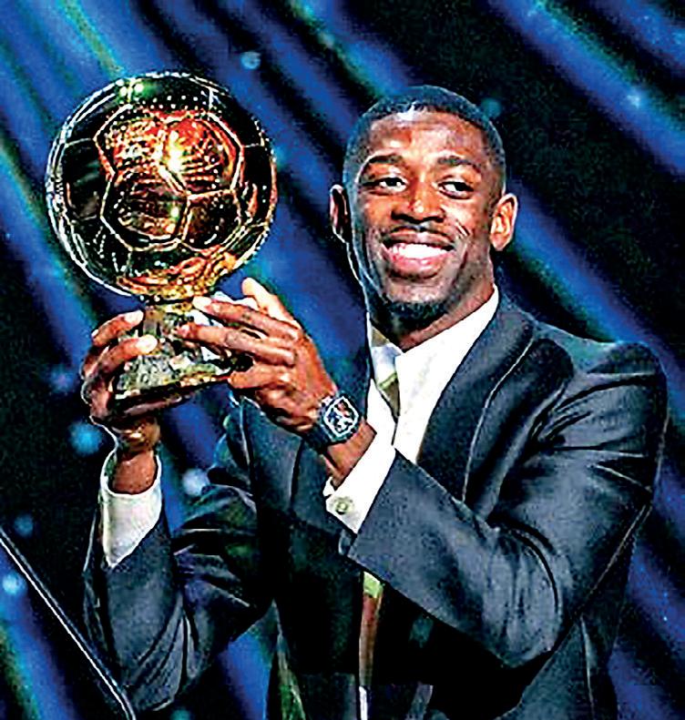 BARCELONA BOMBSHELL WINS BALLON D'OR