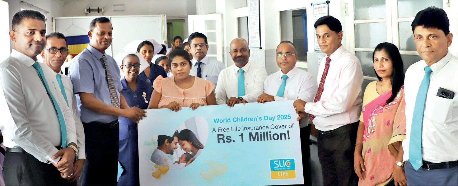 SLIC offers Rs.1mn free life cover on World Children’s Day