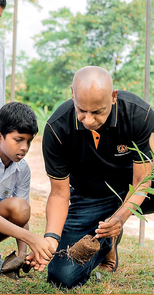Siyapatha Finance kicks off national school-level tree planting project