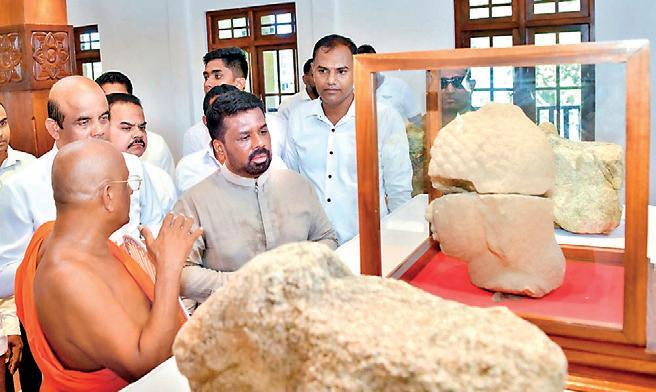 President opens archaeological museum and research institute at Somawathi