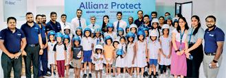 Allianz Lanka distributes child safety helmets under CSR initiative