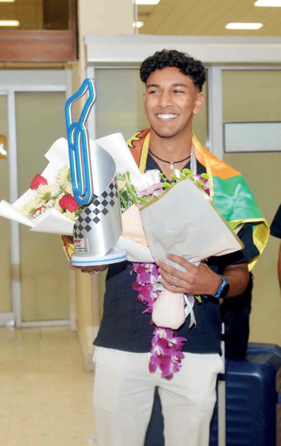 Yevan David another leap to racing stardom