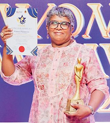 Ashika Gunasena honoured for outstanding contribution to women MSME empowerment