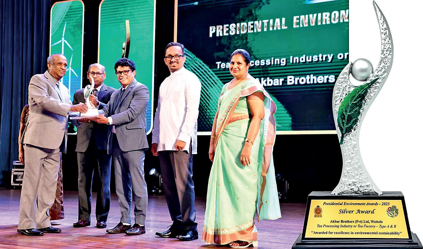 Akbar Brothers Honoured with Presidential Environmental Award for Leading Sri Lanka's Sustainable Tea Revolution