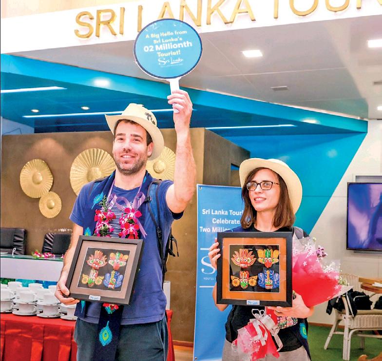Sri Lanka hits 2mn tourist arrival mark