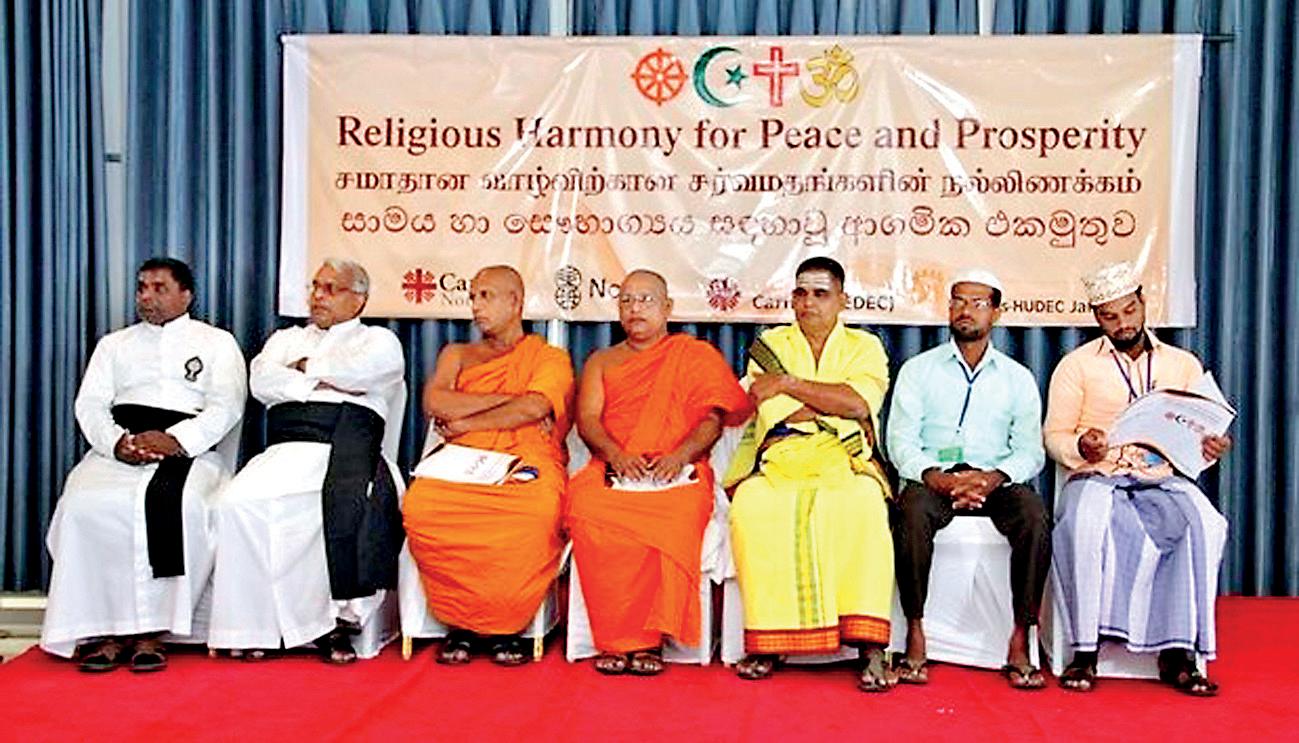 Recognising the invaluable social discipline rendered by Sri Lanka's religious leaders