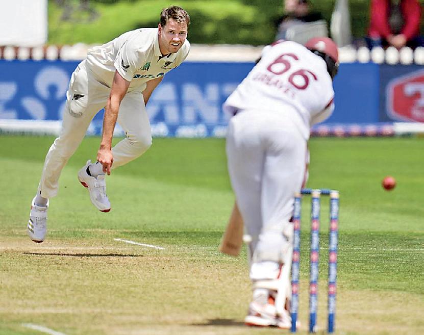 Kiwis rout Windies for 1-0 lead