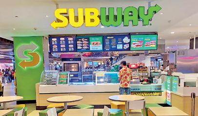 'Subway' and 'Segafredo' outlets expand in Sri Lanka