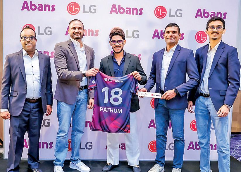 LG-Abans appoint Pathum Nissanka as Brand Ambassador
