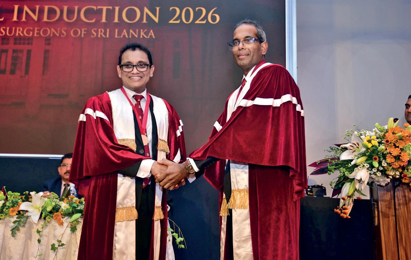 Prof.Ajith Malalasekara inducted as 44th CSSL President: