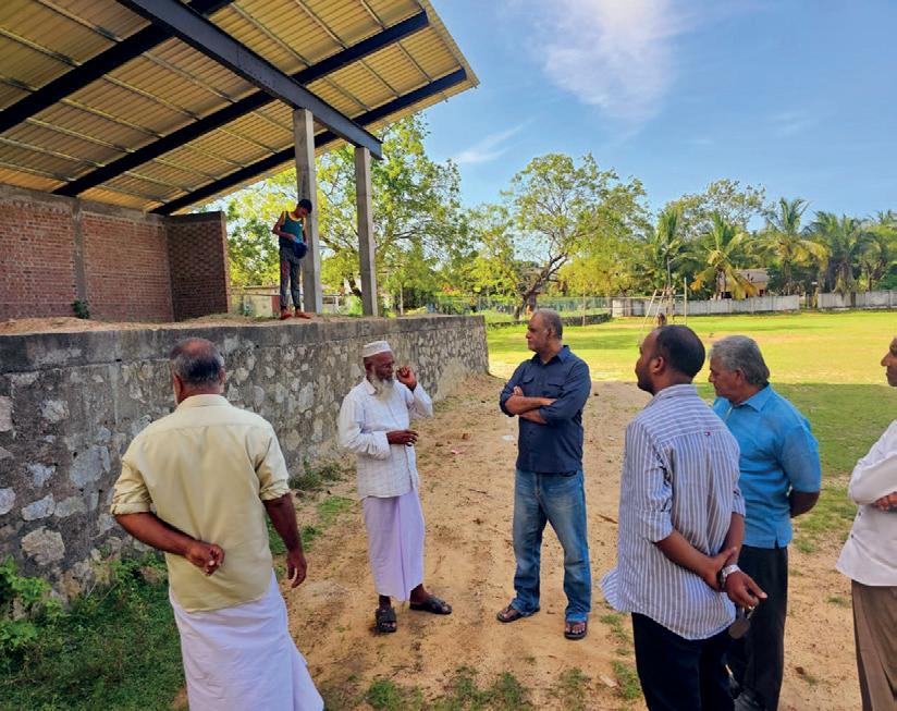 முன்னாள் எம்.பி. ஹரீஸின் நிதி ஒதுக்கீட்டில் நாவிதன்வெளி அமீரலி மைதானத்தில் பார்வையாளர் அரங்கு நிர்மாணிப்பு