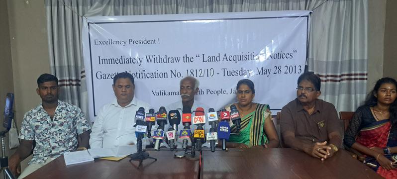 “வலி வடக்கு காணி உரிமம் இல்லாது போகும் அபாயம்"