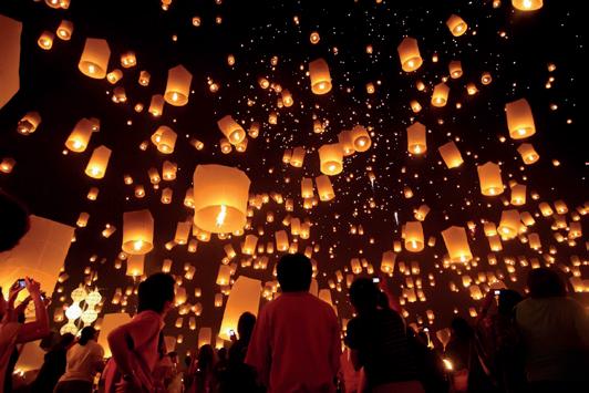 பறக்கும் வான விளக்குகளை பறக்கவிடுவோருக்கு எச்சரிக்கை