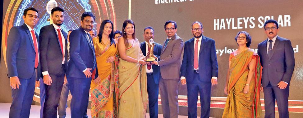 Hayleys Solar secures two prestigious awards at National Industry Brand Excellence Awards 2024
