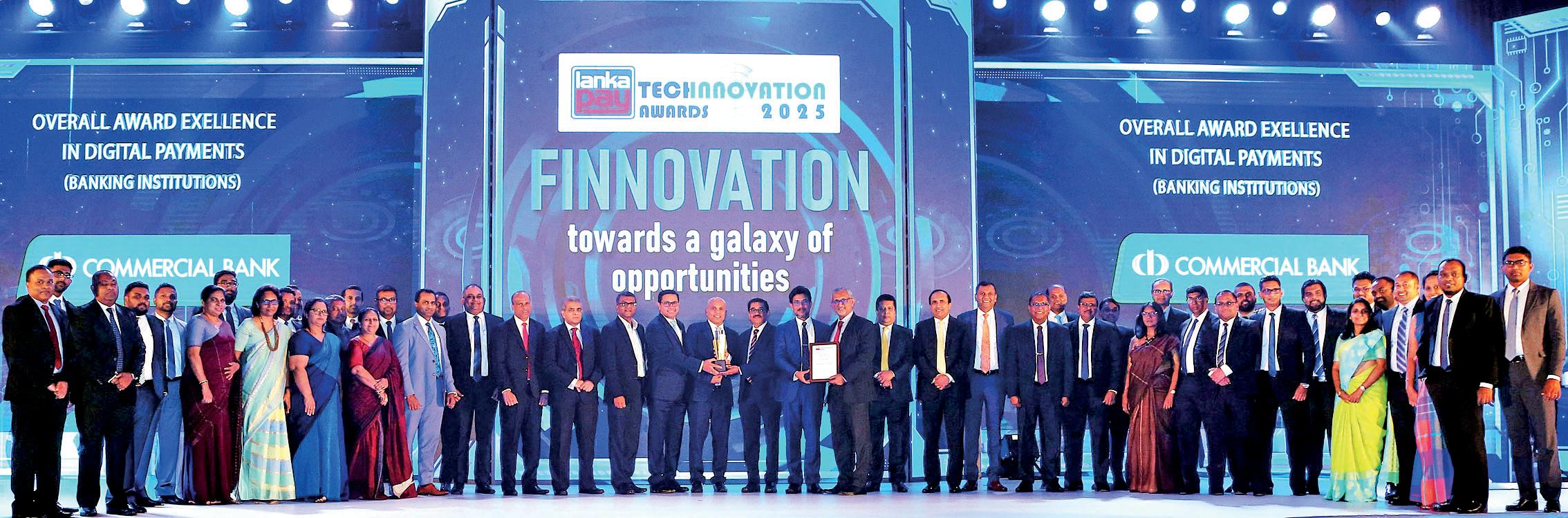ComBank wins five Golds including overall winner award at LankaPay Technnovation Awards