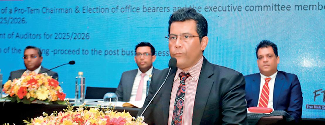 Dhammika Fernando re-elected as FTZMA Chairman; lists key suggestions of private sector
