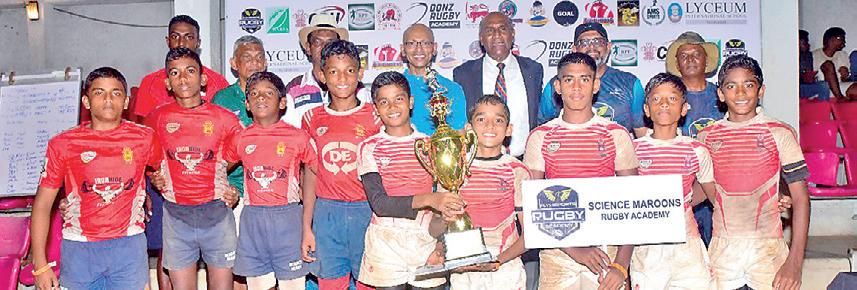 Science Maroons stamp their class