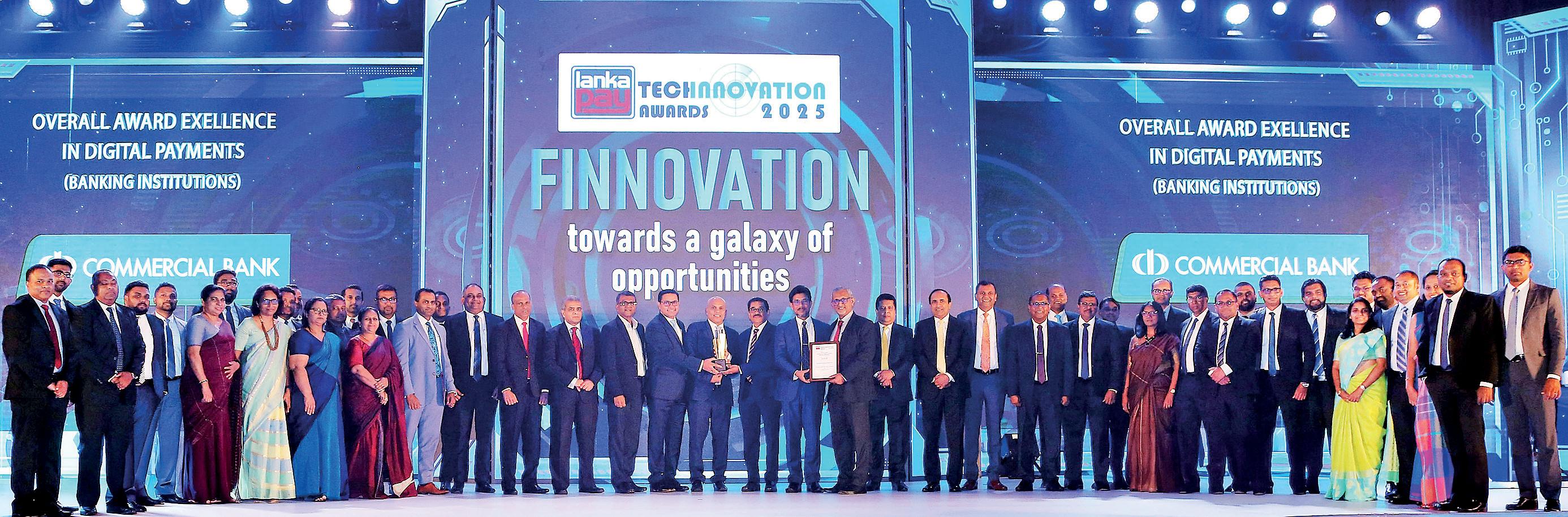 ComBank wins 5 Golds including overall winner award at LankaPay Technnovation Awards
