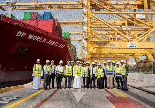 DP World’s latest vessel makes maiden call at Jebel Ali Port