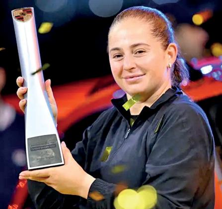 Ostapenko stuns Sabalenka to win Stuttgart Open