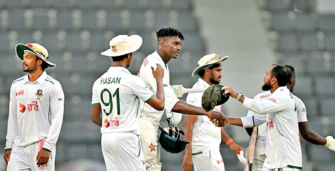 Zimbabwe repeat 2018 heroics with thrilling Test win in Sylhet