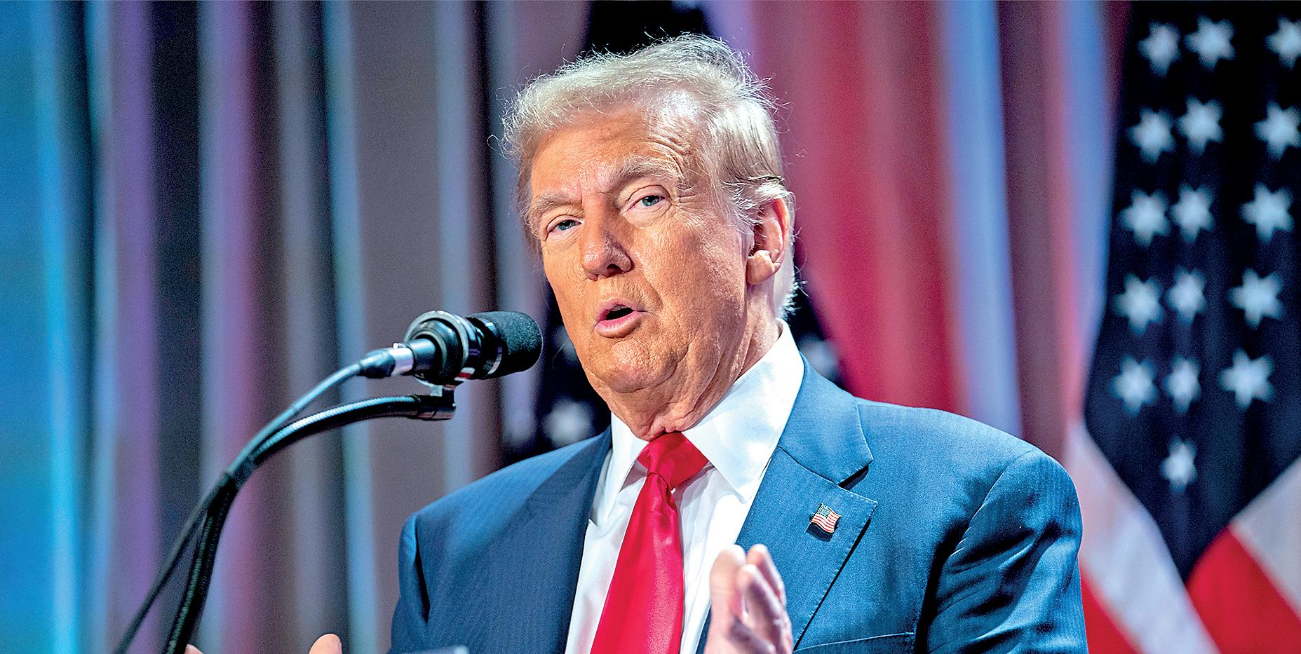 Trump makes us slump