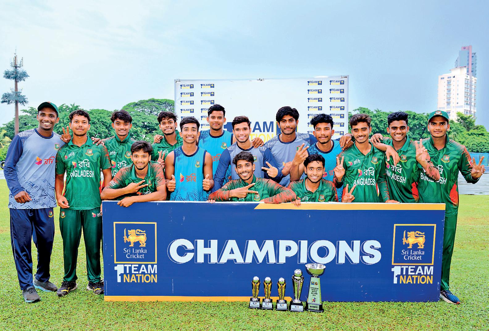 Bangladesh win Youth U19 ODI series