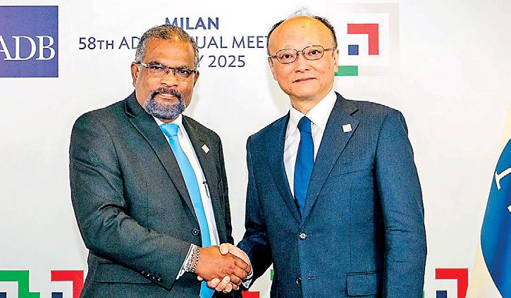 Sri Lanka engages ADB leadership on challenges in 'sustaining hard-earned gains'