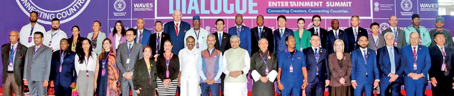 Sri Lanka at inaugural WAVES Summit 2025 in Mumbai, India
