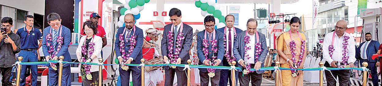 Sinopec reinforces commitment to 'Clean Sri Lanka' at newly upgraded Nawala filling station