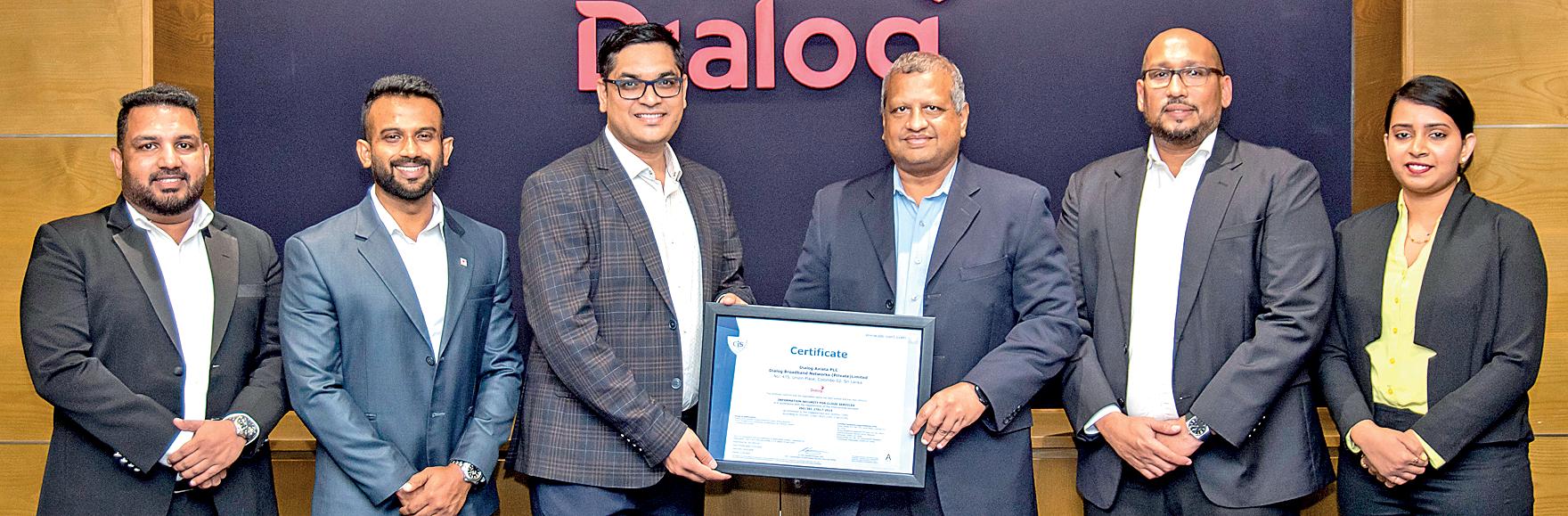 Dialog Enterprise first with key multiple ISO certifications for cloud and data centre solutions