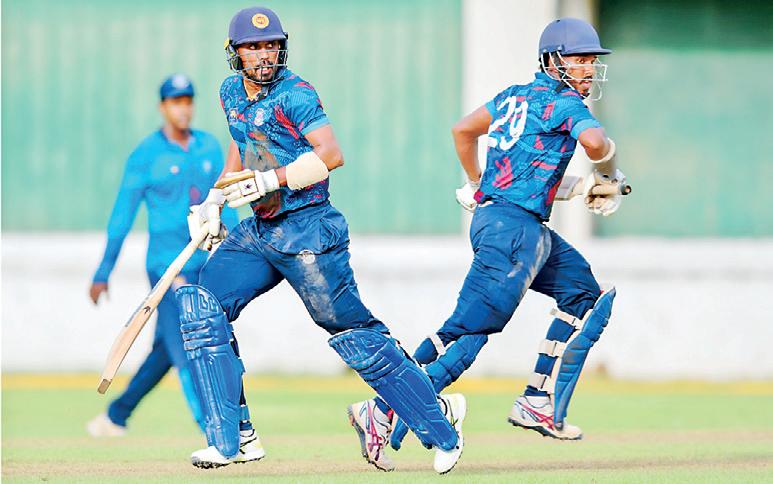 Mathews, Wellalage see Colts home in rain-shortened game