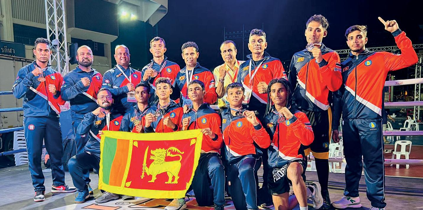 Sri Lankan fighters shine at International Thai Martial Arts Festival; team returns with 10 medals