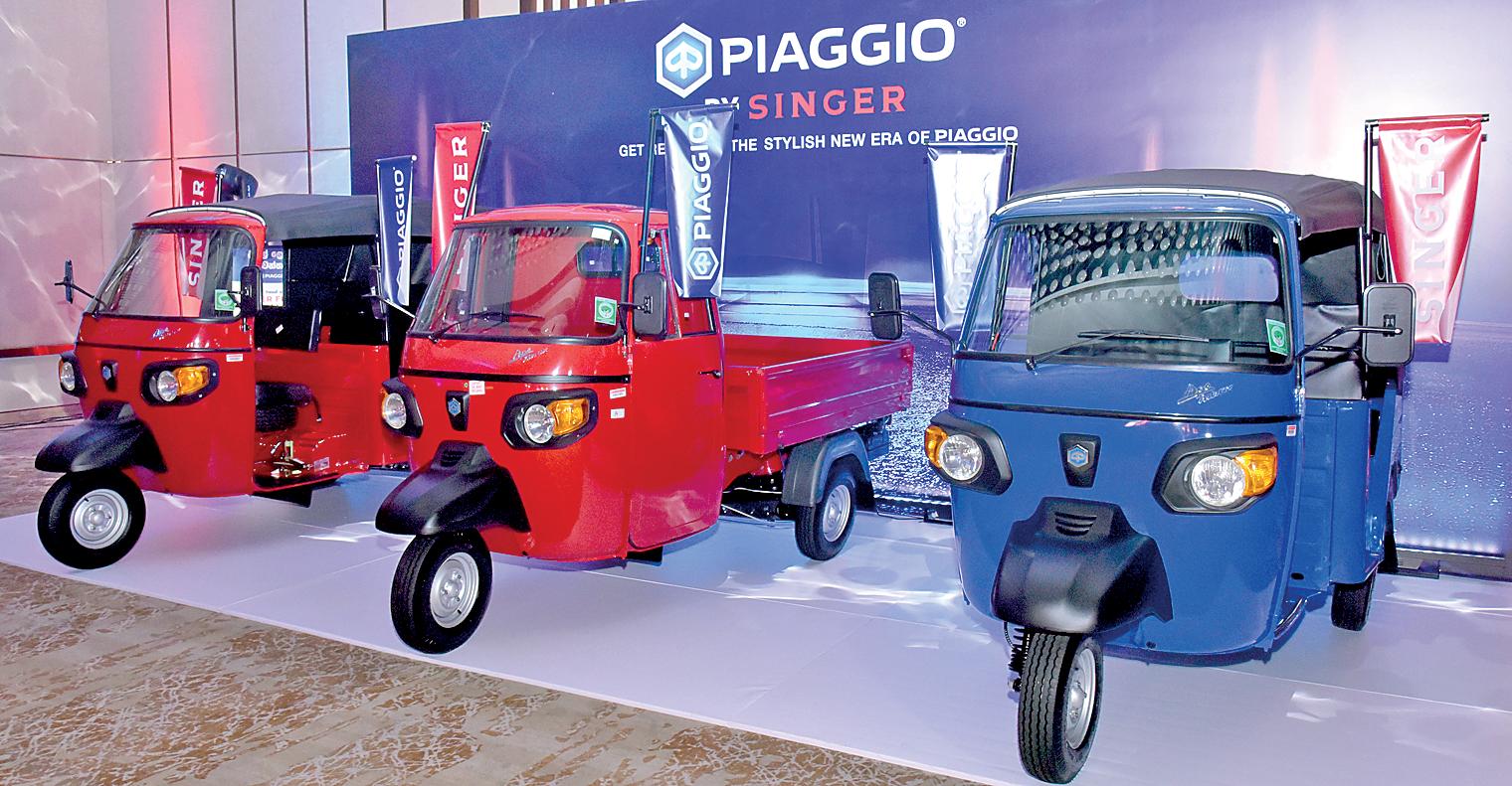 Singer launches new range of Piaggio Apé three-wheelers