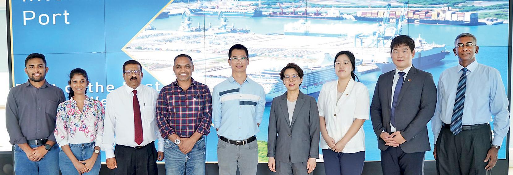Korean Ambassador explores investment opportunities at Hambantota International Port