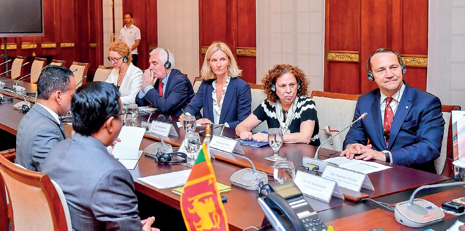 European Union high- level delegation visits SL