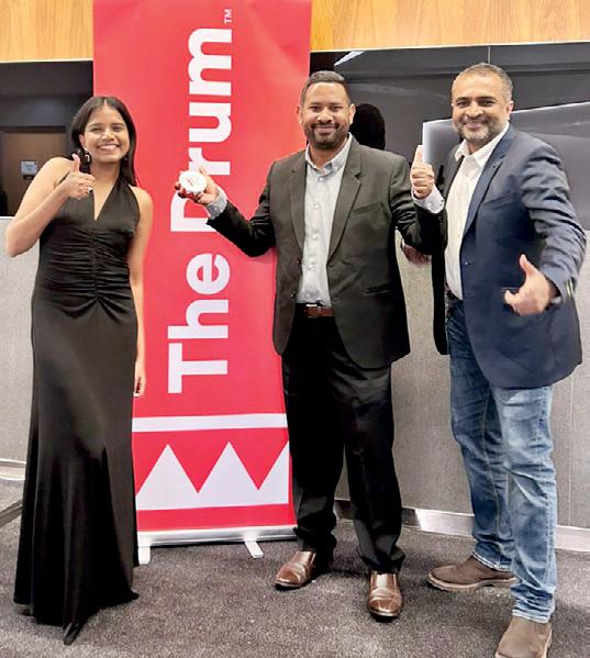 Enfection wins global recognition at coveted 'The Drum Awards' for Al-driven creativity