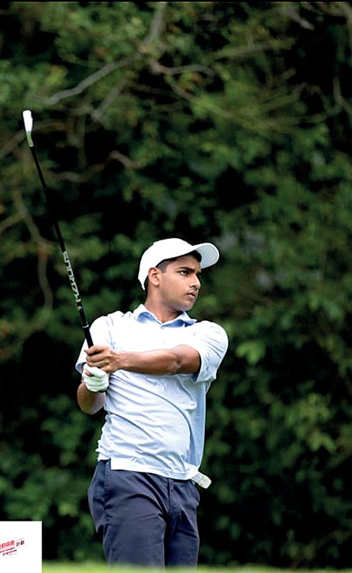 Reshan Algama fires 4 under par round to tie on number 4