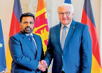 President meets German counterpart in Berlin