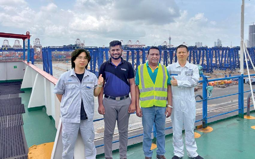 Prudential Shipping by MendisOne facilitates arrival of ZHEN HUA 24 at Eastern Container Terminal