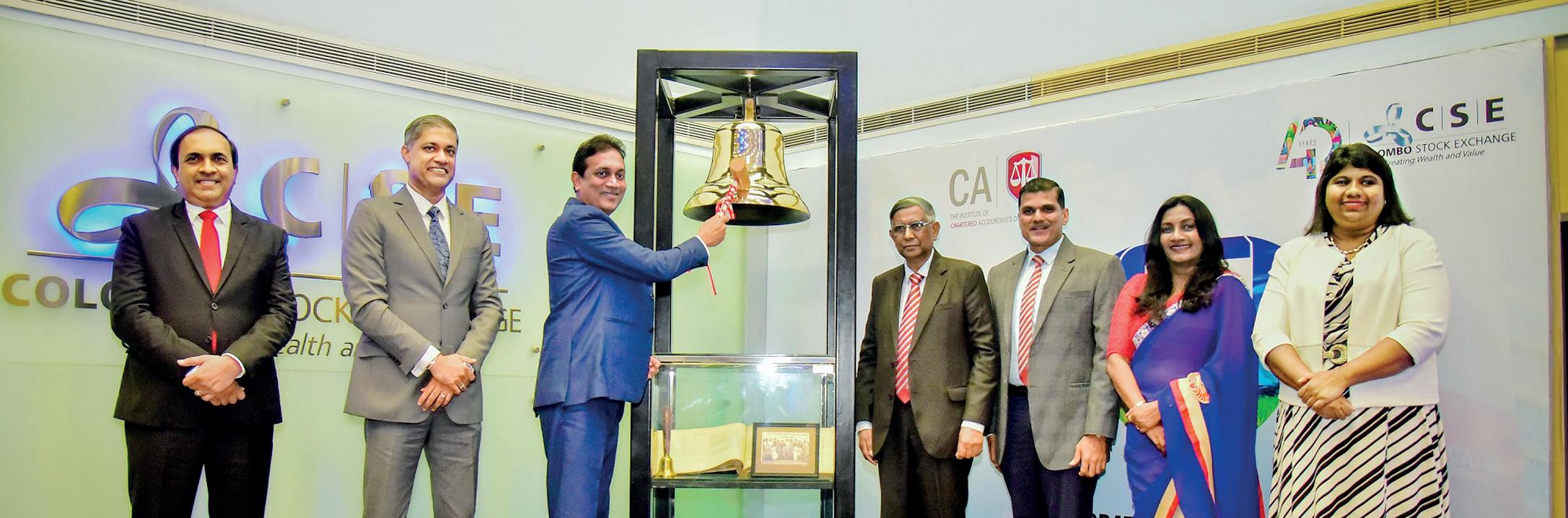 CA Sri Lanka rings CSE bell to celebrate 65 years of excellence in accounting and financial leadership