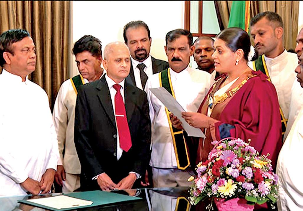 Vraie takes oath as 26th Mayor of Colombo