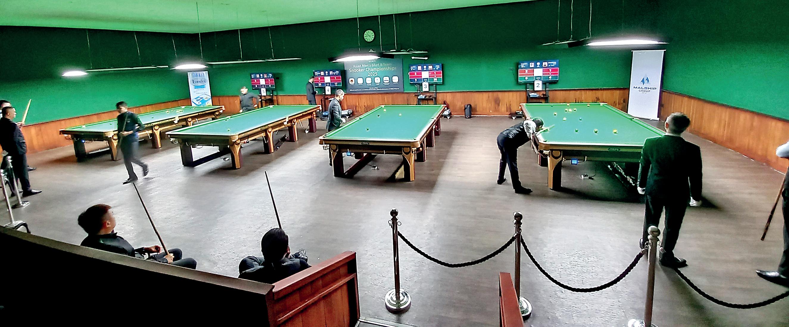 Asian 6-Red and Teams Snooker Championship kicks off in Colombo