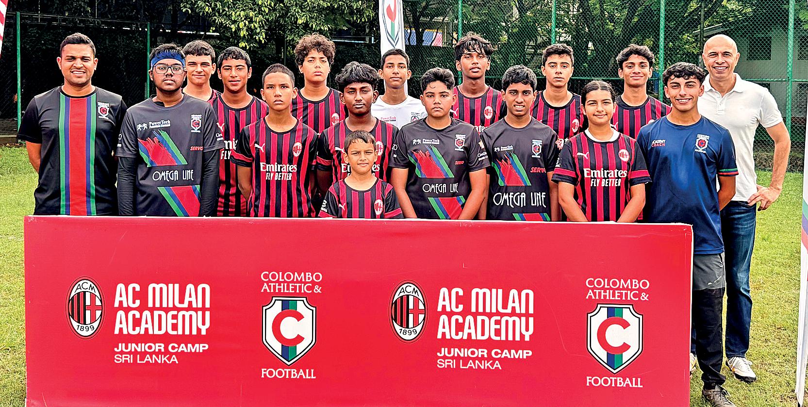 Colombo Athletic sends team for elite training to Milan