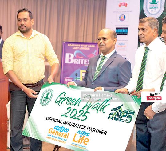 Sanasa General and Life Insurance sponsor Green Walk 2025 organised by Isipathana College