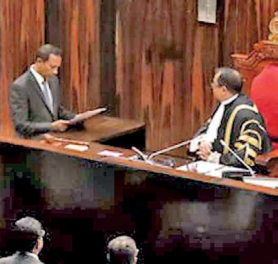 Nishantha Jayaweera sworn in as Member of Parliament