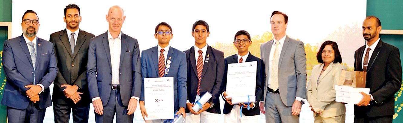 Trinity winners of Study Australia Entrepreneurship Challenge 2025 Sri Lanka