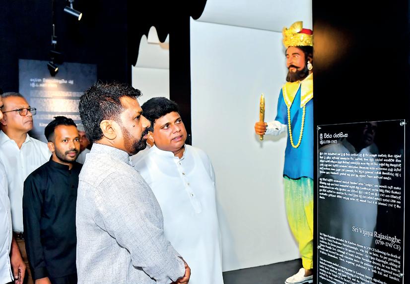 President opens country's first wax museum at historic Ehelepola Walawwa in Kandy