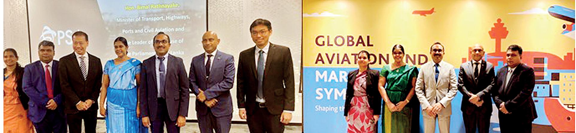 Bimal leads delegation to Global Aviation and Maritime Symposium, bilateral engagements in Singapore